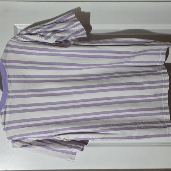 Disney- Mickey Mouse Striped Purple Shirt - Picture 4 of 4